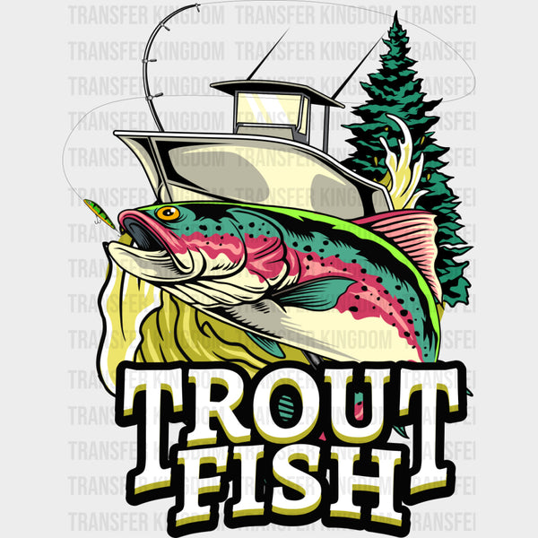 Trout Fish DTF Transfers For Fishing Wearables – Transfer Kingdom