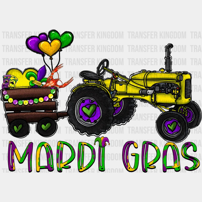 Trucktor Mardi Gras Design- Mardi Gras DTF heat transfer