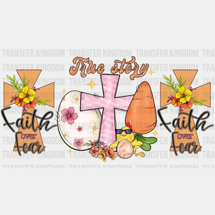 True Story Easter UV DTF Transfer Cup Wrap UV DTF Sticker