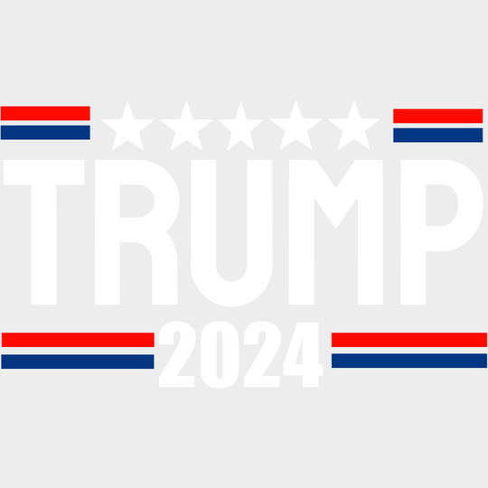 Trump 2024 Stars And Stripes - Theme Dtf Transfer Unisex S & M (10’) / Light Color Design See