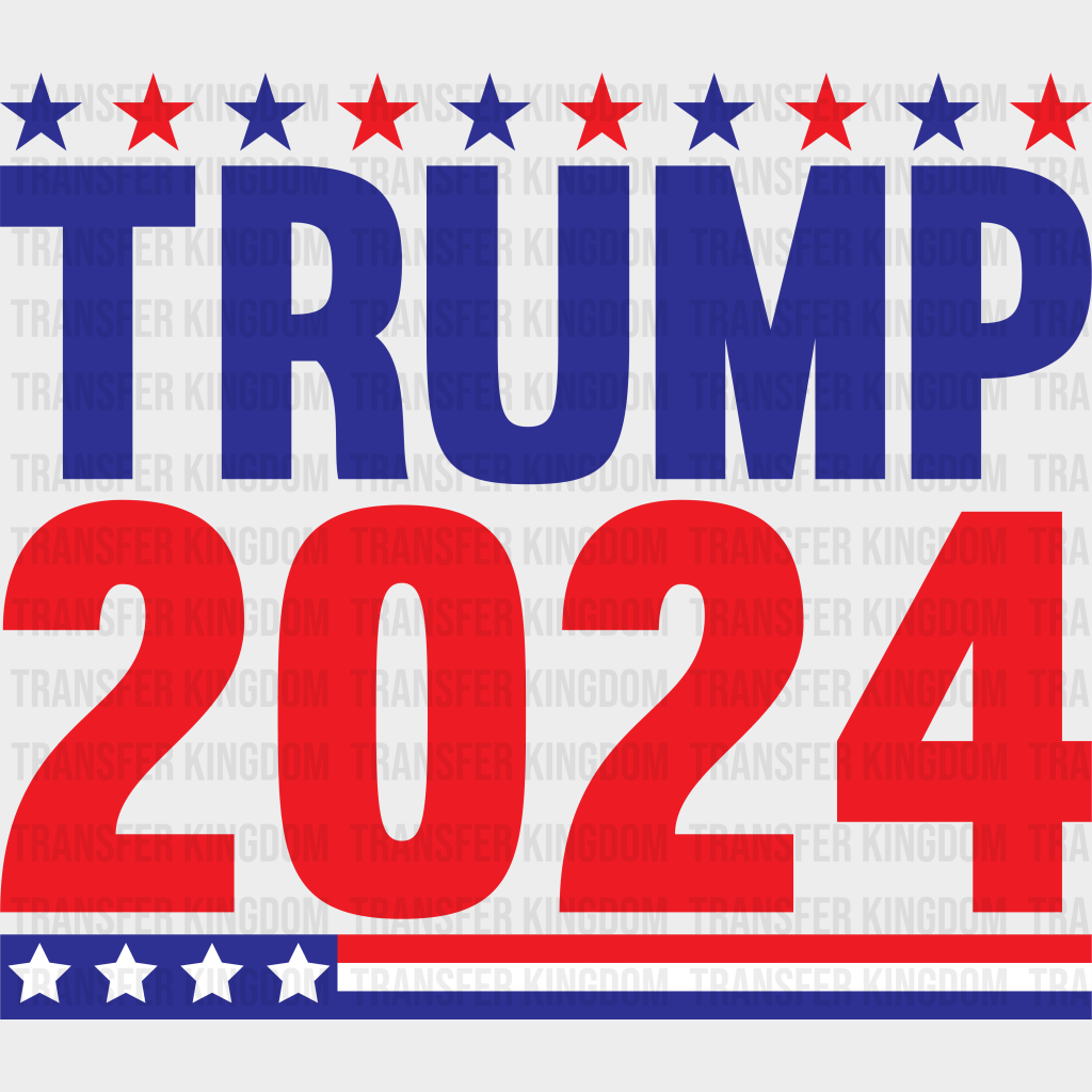 Trump 2024 Stars - Trump Theme DTF Transfer