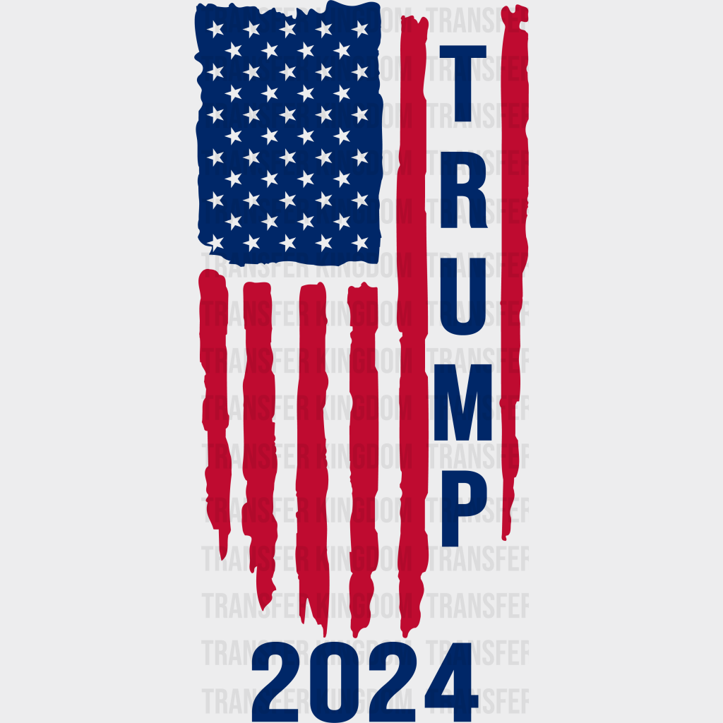 Trump 2024 Usa Flag Election Dtf Transfer