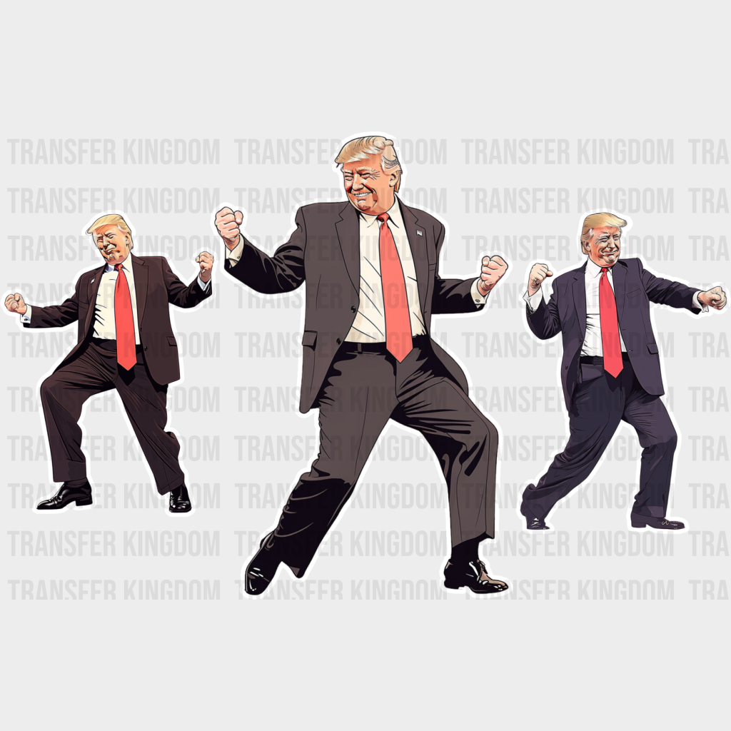 Trump Dancing - Dtf Transfer Unisex S & M (10’’) / Light Color Design See Imaging