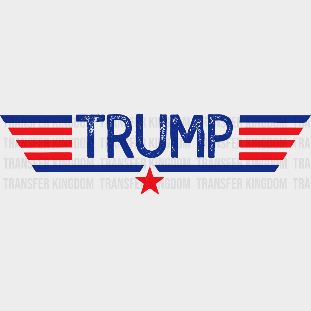 Trump Star Election Dtf Transfer Unisex - S & M (10’) / Dark Color Design See Imaging