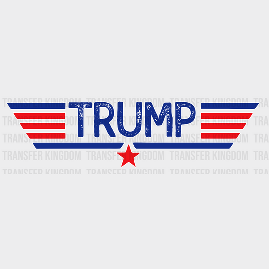 Trump Star Election Dtf Transfer Unisex - S & M (10’) / Light Color Design See Imaging