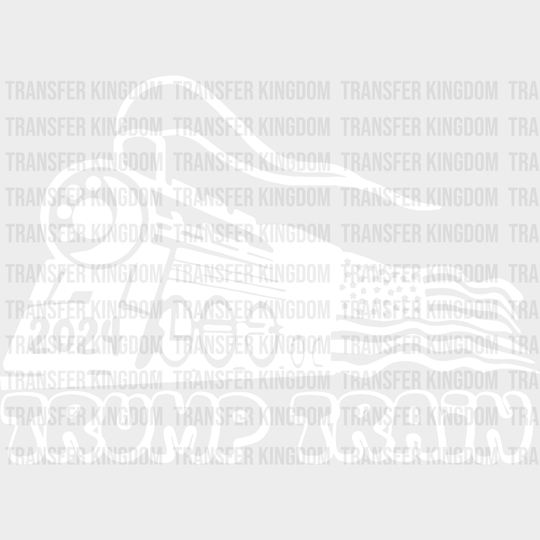 Trump Train Election Dtf Transfer Unisex - S & M (10’) / Light Color Design See Imaging