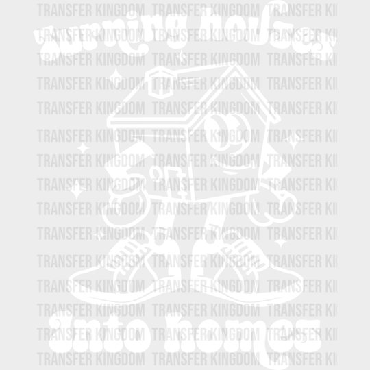 Turning Houses Into Homes - Realtor Iron On Dtf Transfer Unisex S & M (10’’) / Light Color