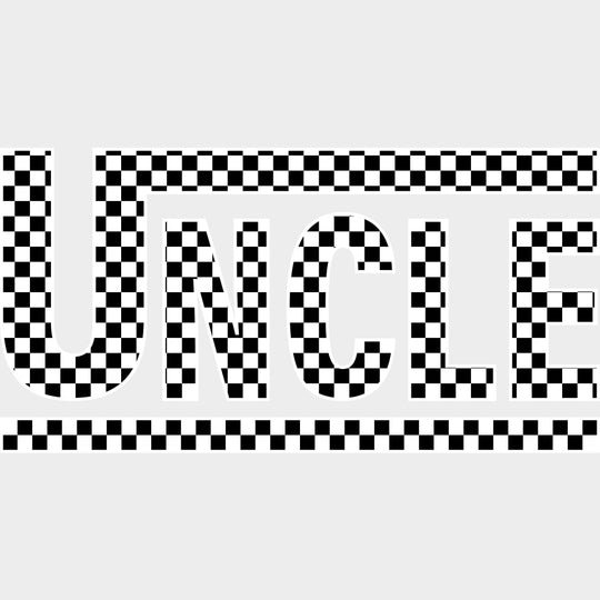 Uncle Checkered Design - Uncle DTF Transfers transfer-kingdom Light Color Design (See Imaging)