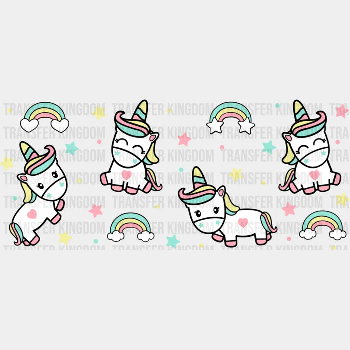 Unicorns - General Cup Wrap UV Sticker Permanent UV DTF Decal
