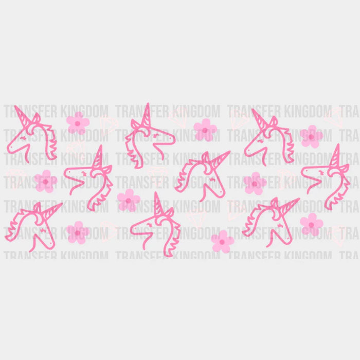 Unicorns UV DTF Transfer Cup Wrap UV DTF Sticker