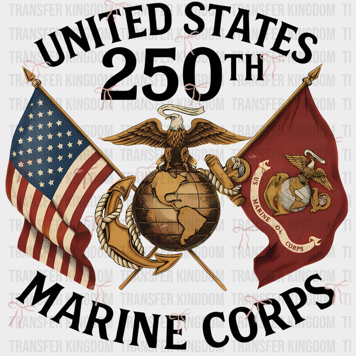 United States 250th Marine Corps - Marines DTF Transfers