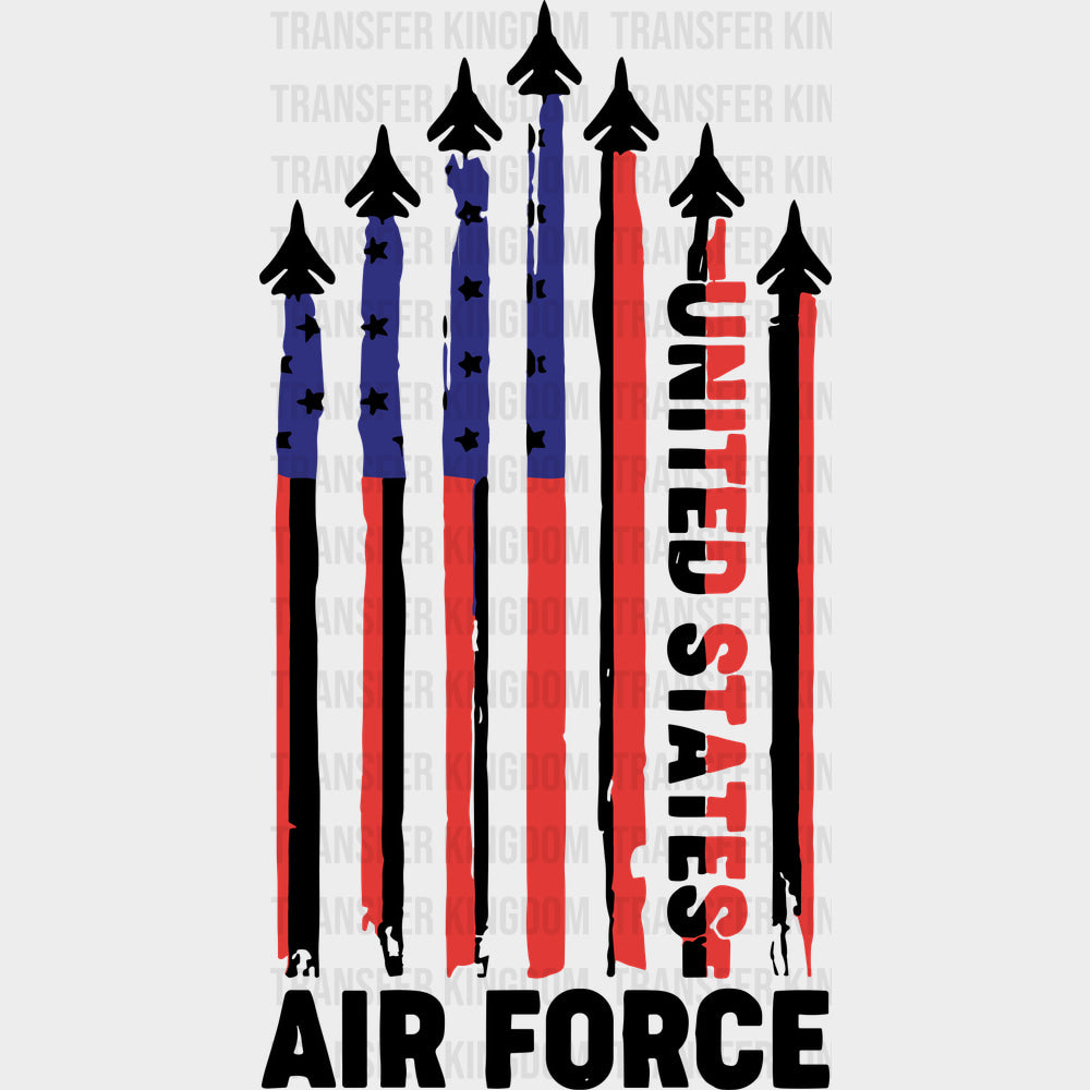 United States Air Force - Air Force DTF Transfers - Adult Unisex - S & M (10’’) / Dark Color Design (See Imaging)