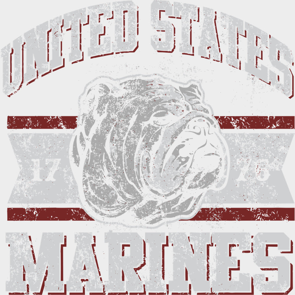 United States Marines 1776 - Marines DTF Transfers - Adult Unisex - S & M (10’’) / Light Color Design (See Imaging)