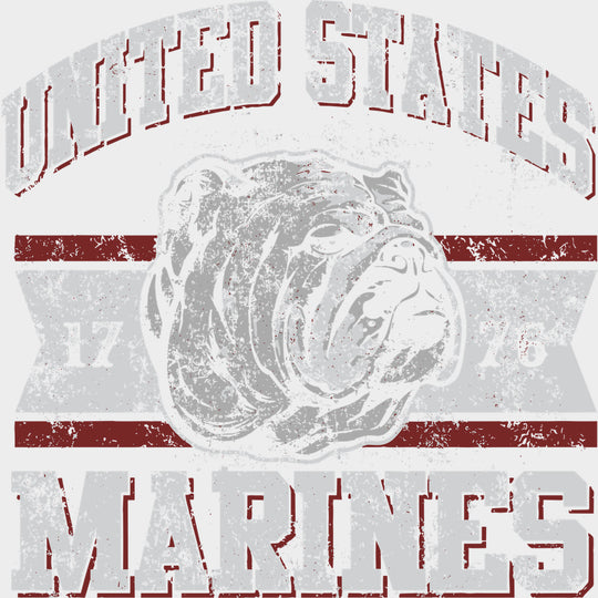 United States Marines 1776 - Marines DTF Transfers - Adult Unisex - S & M (10’’) / Light Color Design (See Imaging)