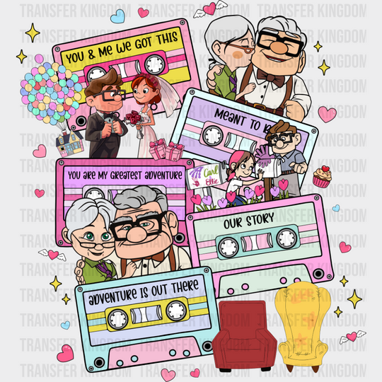 Up Cassettes - Valentine’s Day Dtf Transfer