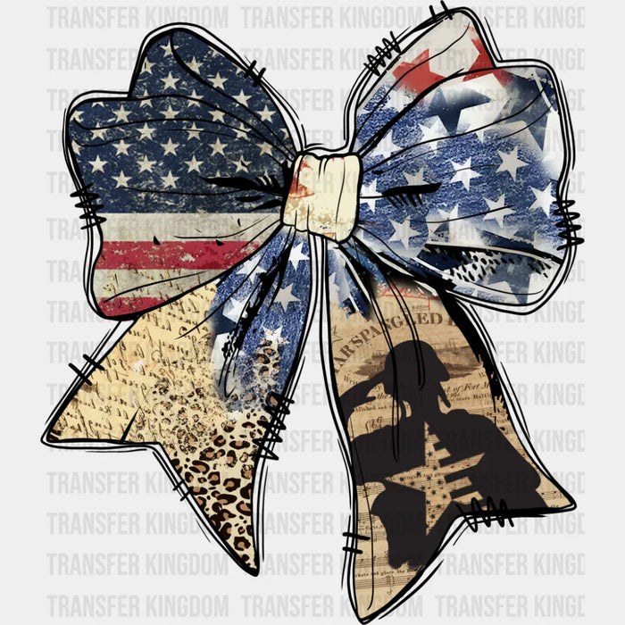 US Flag Military Ribbon - 4th Of July DTF Transfer