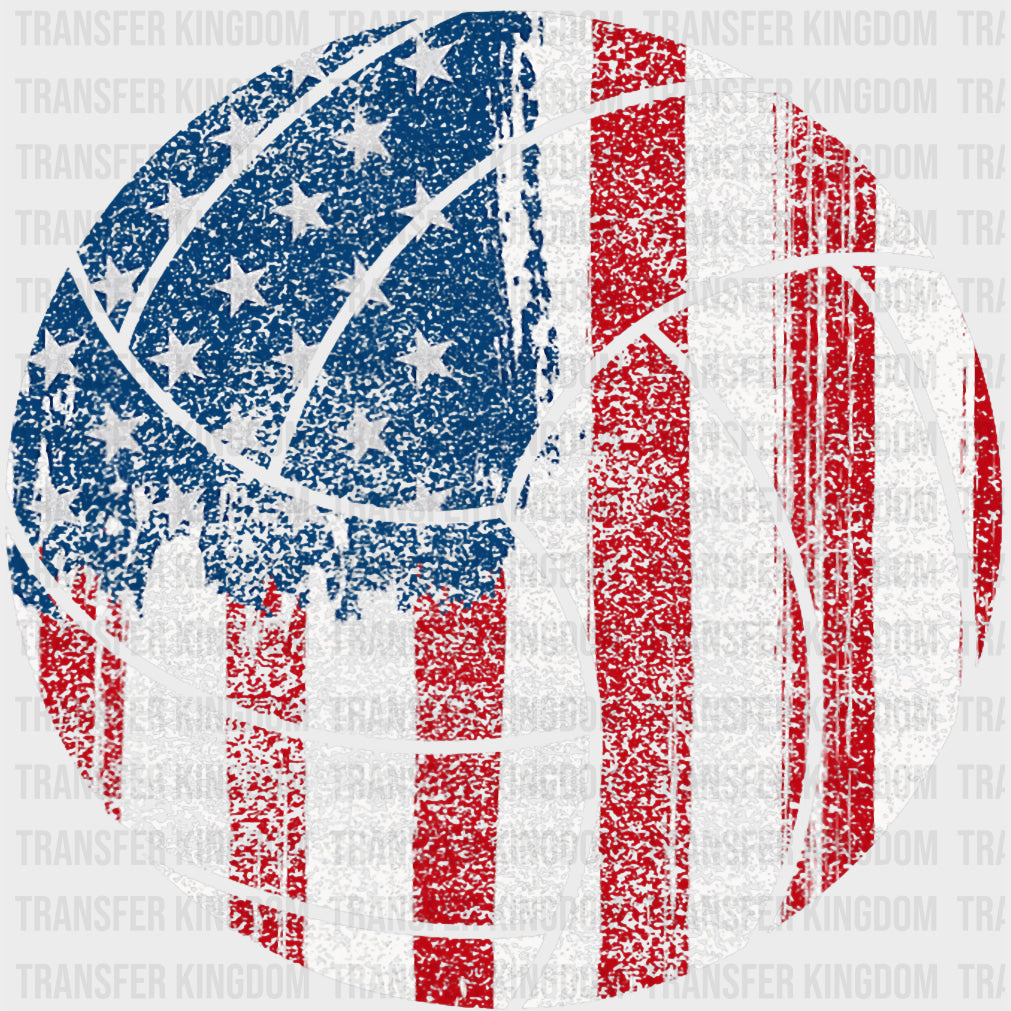 Us Flag Volleyball - Volleyball DTF Transfers transfer-kingdom