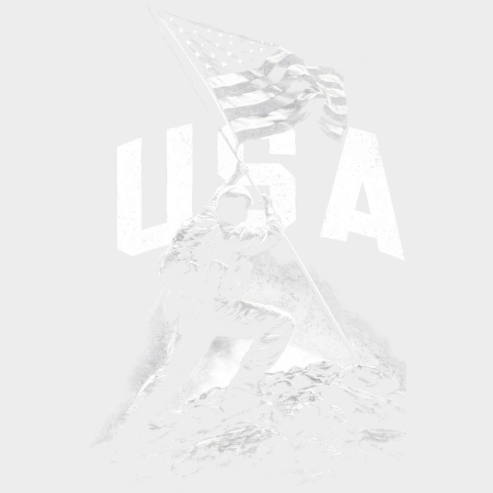 USA B&W - Army DTF Transfers - Adult Unisex - S & M (10’’) / Light Color Design (See Imaging)