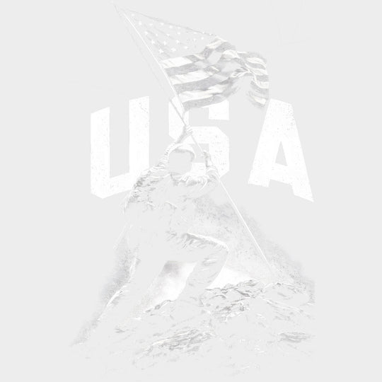 USA B&W - Army DTF Transfers - Adult Unisex - S & M (10’’) / Light Color Design (See Imaging)