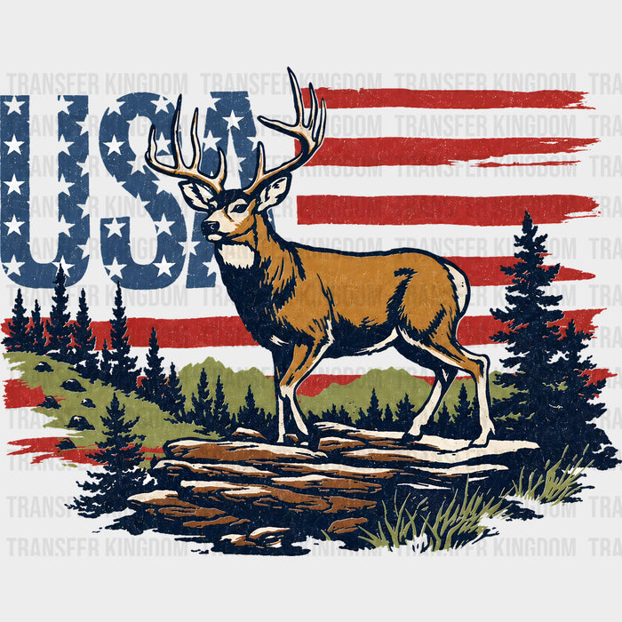 USA, Deer - Hunting DTF Transfers