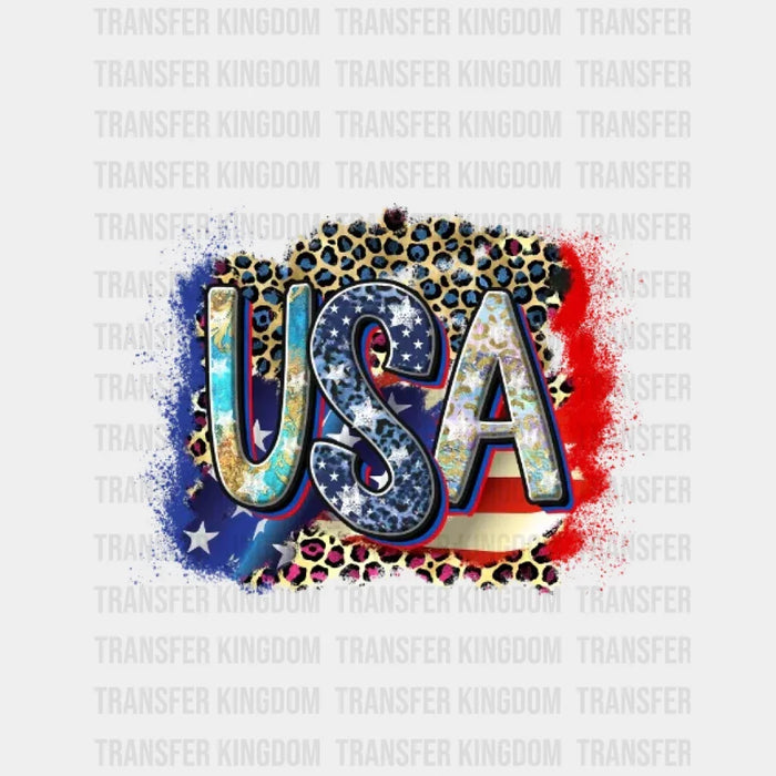 USA Lettering - 4th Of July DTF Transfer