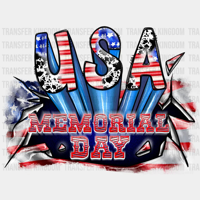 USA Memorial Day - Memorial Day DTF Transfer