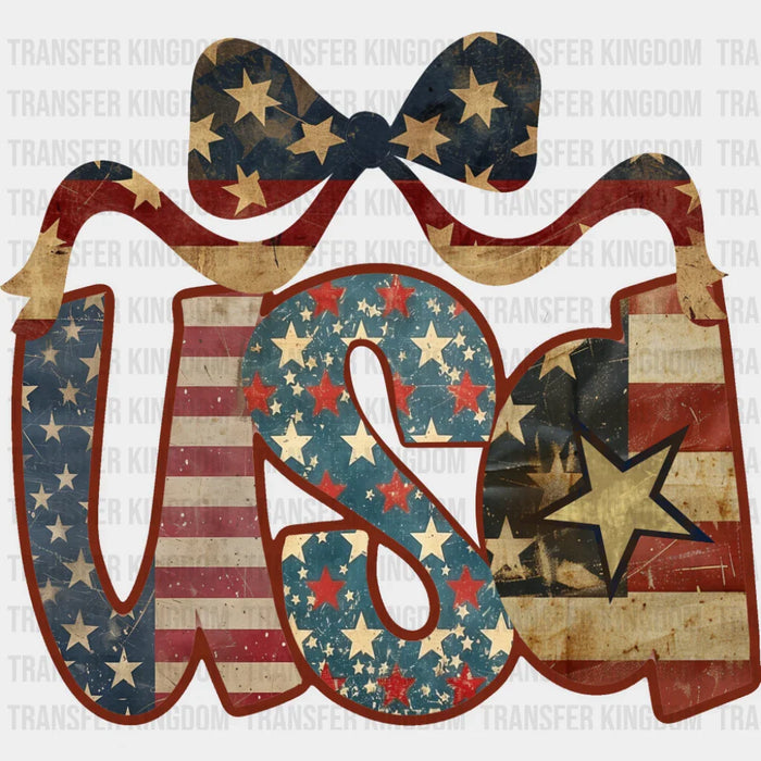 USA Vintage - 4th Of July DTF Transfer