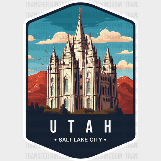 Utah Salt Lake City - States & Cities DTF Transfer