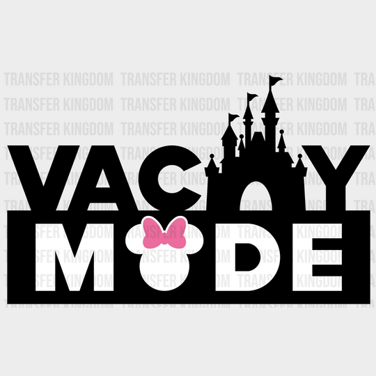 Vacay Mode Mickey And Minnie Design - Dtf Heat Transfer Unisex S & M ( 10 ) / Dark Color (See