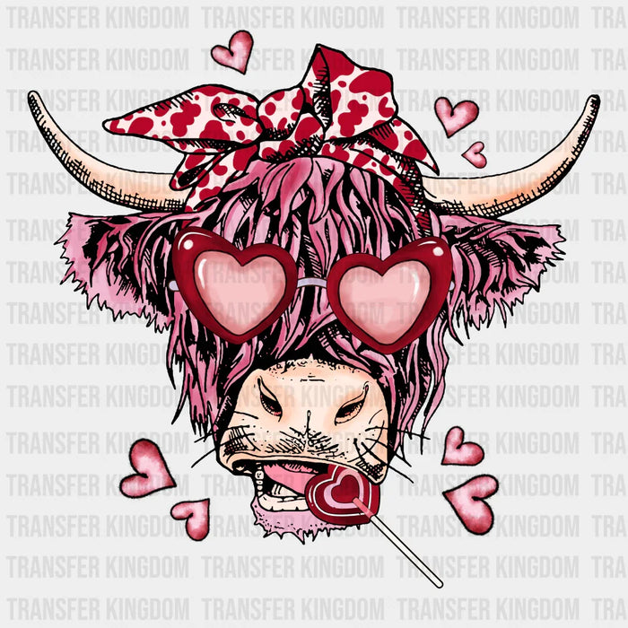 VALENTINE BULL XOXO - DTF heat transfer