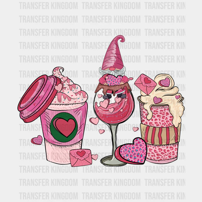 VALENTINE DRINKS - DTF heat transfer