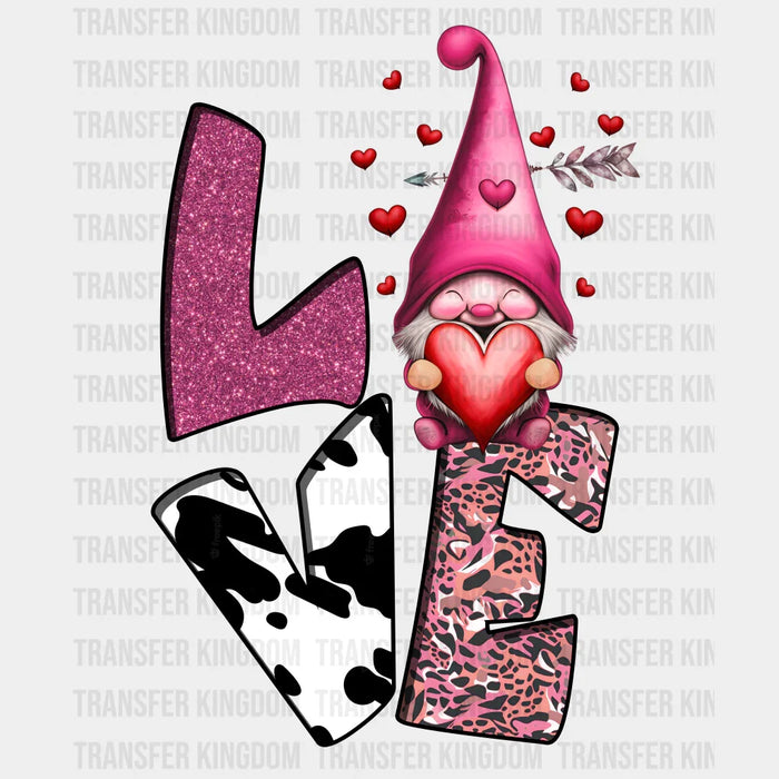 VALENTINE GNOMES LOVE - DTF heat transfer