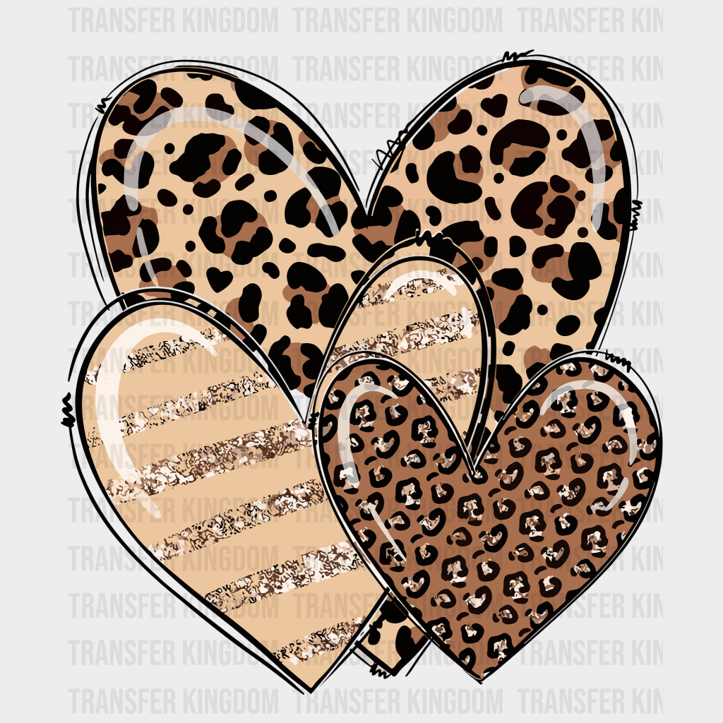 Valentine Heart Valentines Day Design - Dtf Heat Transfer