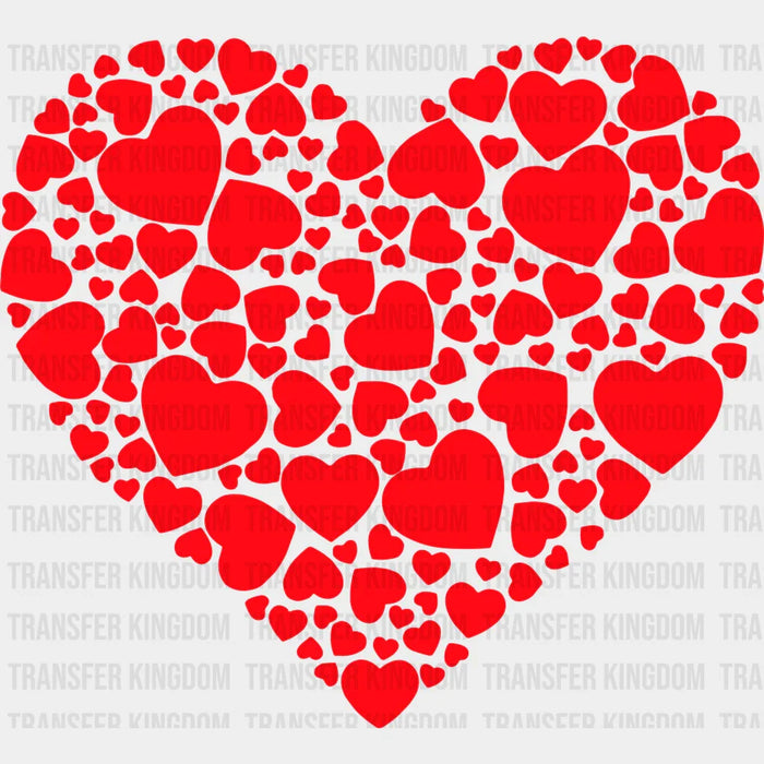 Valentine Hearts Valentine's Day - Valentine's Day DTF heat transfer