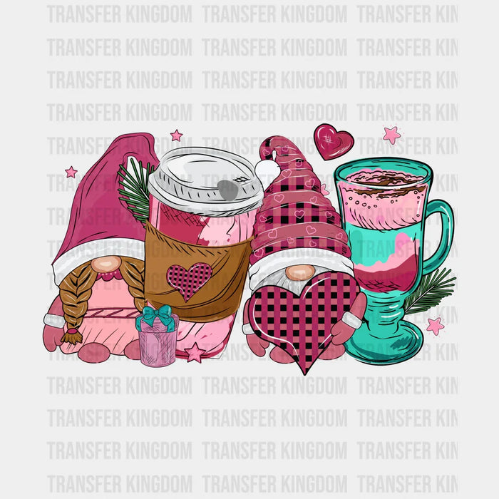 VALENTINE VIBES WITH MY GNOMIES - DTF heat transfer