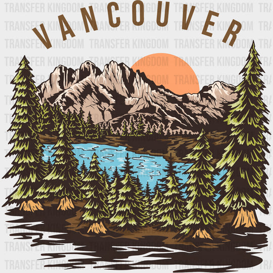 Vancouver - Hiking DTF Transfers Adult Unisex - S & M (10’’) / Dark Color Design (See Imaging)