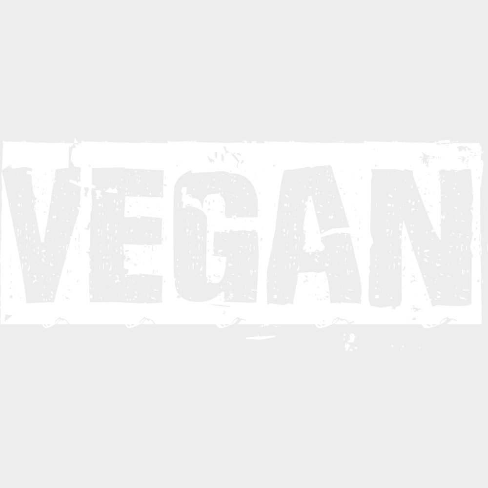 Vegan Vintage B&W - Vegan DTF Transfers - Adult Unisex - S & M (10’’) / Light Color Design (See Imaging)