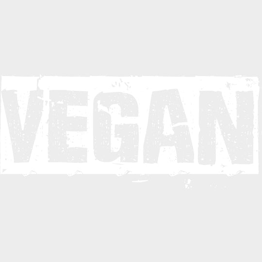 Vegan Vintage B&W - Vegan DTF Transfers - Adult Unisex - S & M (10’’) / Light Color Design (See Imaging)