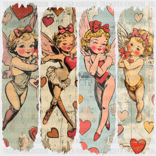 Vintage Angels Design - Valentine’s Day DTF Transfer