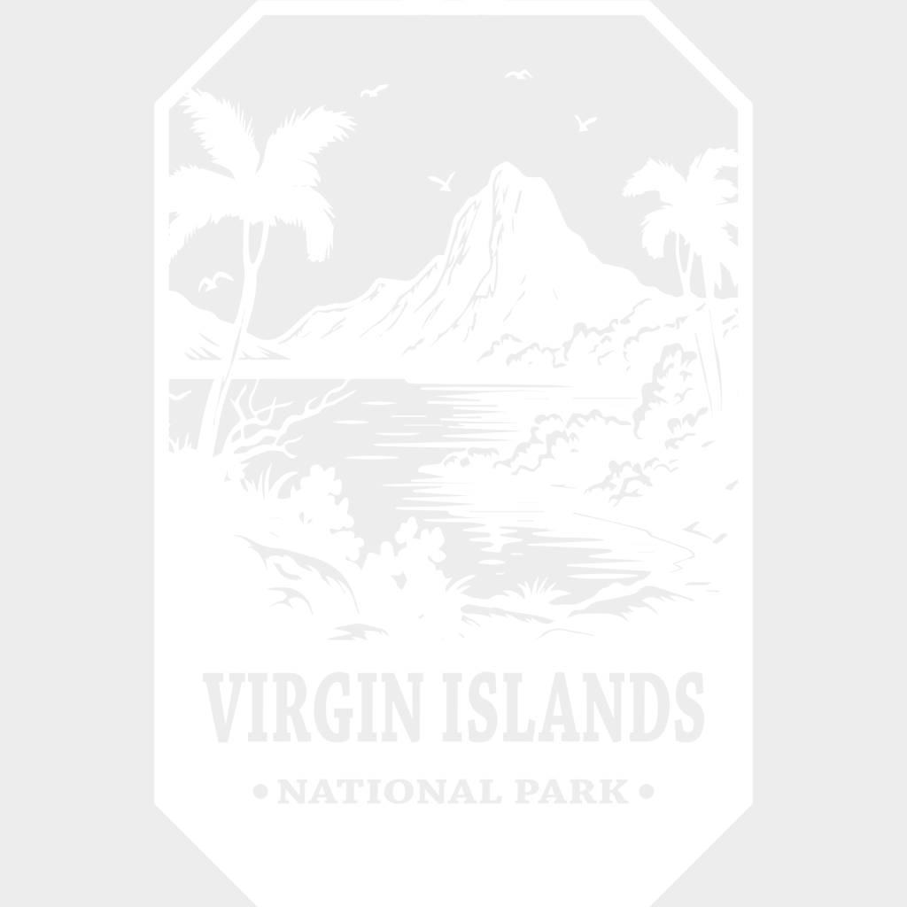 Virgin Islands National Park Design - Parks Dtf Transfers Unisex S & M (10’) / Light Color See