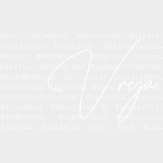 Virgo B&W - Zodiacs & Horoscopes DTF Transfers - Adult Unisex - S & M (10’’) / Light Color Design (See Imaging)