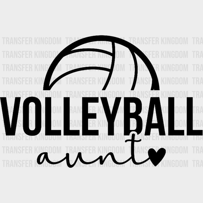 Volleyball Aunt - Volleyball DTF Transfers