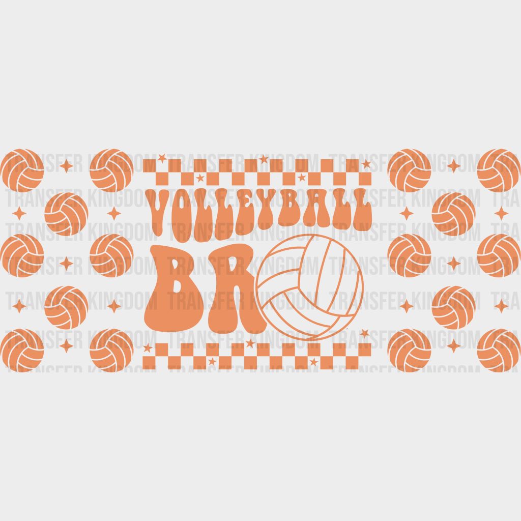 Volleyball Bro - Cup Wrap Uv Sticker Permanent Dtf Decal