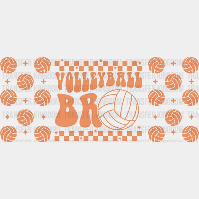 Volleyball Bro - Volleyball Cup Wrap UV Sticker Permanent UV DTF Decal