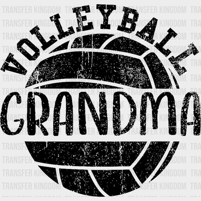 Volleyball Grandma, B&W Design - Volleyball DTF Transfers