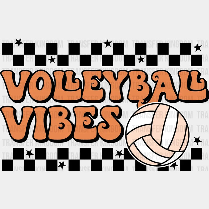 Volleyball Vibes - Volleyball DTF Transfer