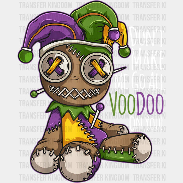 Voodoo Mardi Gras Design- Mardi Gras DTF heat transfer