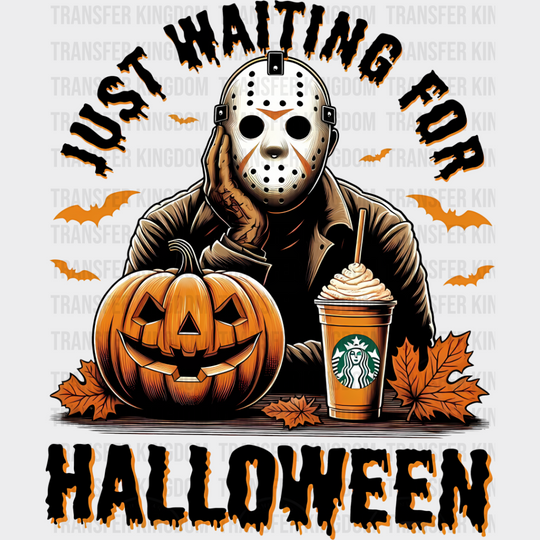 Waiting For Halloween - Iron On Dtf Transfer Unisex S & M (10’’) / Dark Color Design See Imaging