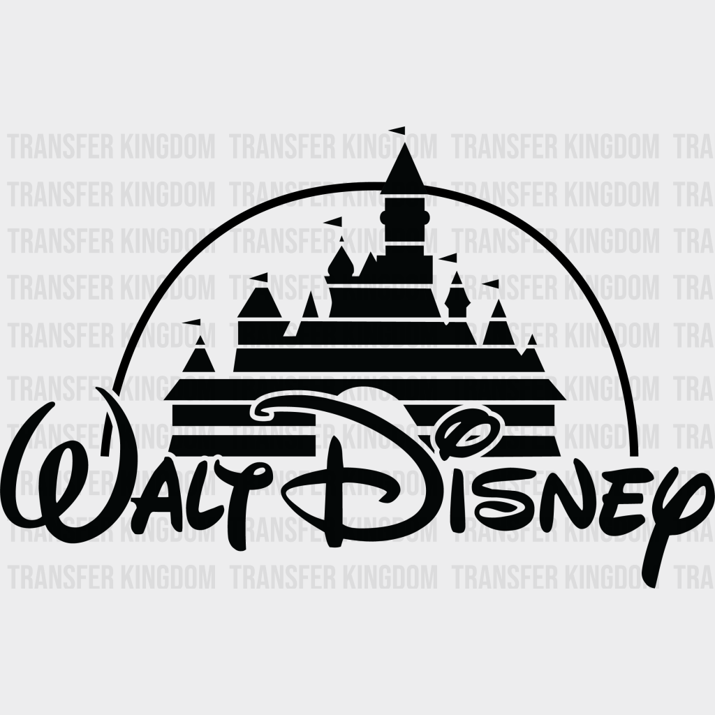 Walt Disney Castle Dtf Transfer Unisex - S & M (10’) / Dark Color Design See Imaging