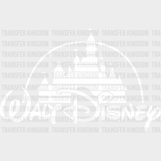 Walt Disney Castle Dtf Transfer Unisex - S & M (10’) / Light Color Design See Imaging